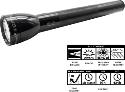 Produktbild von MAGLITE® ML300L LED 4D-Cell LED Taschen-Lampe - 37,5 cm Stab-Taschenlampe mit extrem langer Leuchtdauer