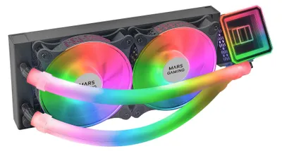 Produktbild von Mars Gaming ML-ULTRA240, All-in-One-Flüssigkeitskühler, Schwarz