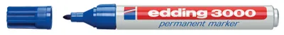 Produktbild von Edding e-3000 Permanentmarker blau 4-3000003
