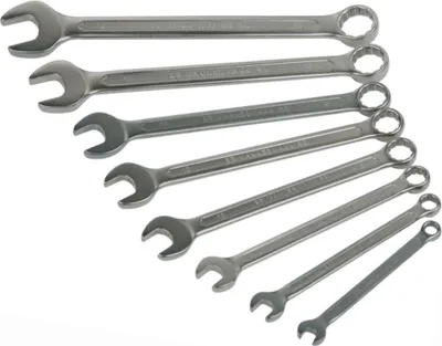 Produktbild von Brüder Mannesmann achtteiliges Maulschlüssel-Set 19855