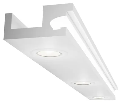 Obrázok produktu pre ELHARE Štukové lišty Bodové LED profilové pásy Nepriame osvetlenie Svetlo XPS LH9A - 60x130mm, 2m