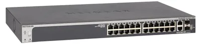 Produktbild von NETGEAR GS728TX, L2/L3, 10G Ethernet (100/1000/10000), Vollduplex, Rack-Einbau