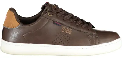 Produktbild von Moderner brauner Herrensportschuh mit kontrastierenden Details