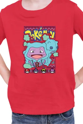 Obrázek produktu pro Dětské Triko Japan Manga Anime Comics Pokemon 030,  / Červené