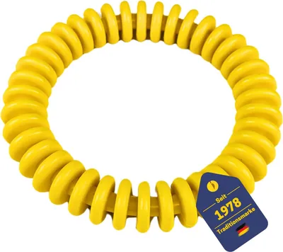 Produktbild von Best Sporting Tauchring 14 cm, glatte Oberfläche, gelb oder rot, Farbe:gelb, Variante:mit Lamellen