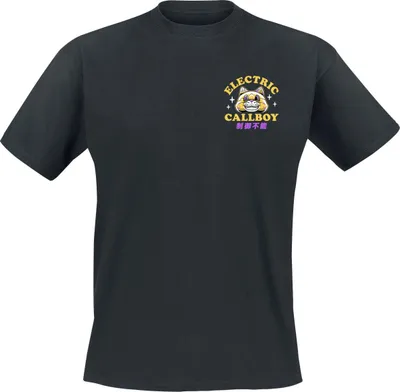 Produktbild von Electric Callboy T-Shirt Herren Ratatata Lucky Cat schwarz L