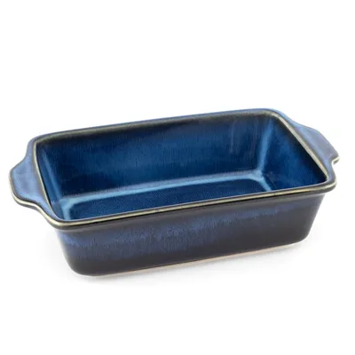 Produktbild von Hanseküche Auflaufform Groß für 4 Personen aus hochwertiger Keramik | Ideal für Lasagne, Aufläufe, Tiramisu | Ofenform, (Dunkelblau Klein)