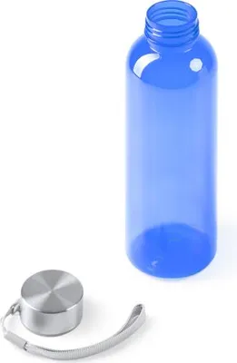 Produktbild von Valsan RPET Edelstahl Trinkflasche mit Trageriemen Transparent