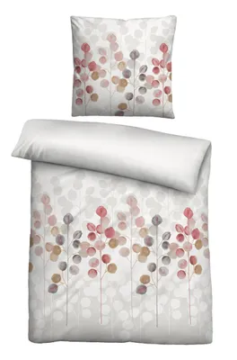 Produktbild von Biberna Bettwäsche taupe 1x 155x220 cm + 1x 80x80 cm