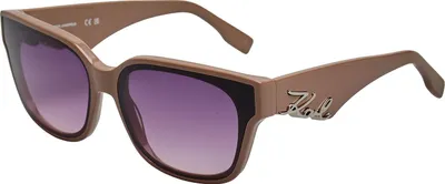 Produktbild von Karl Lagerfeld Moderne rechteckige Acetat-Sonnenbrille für Damen KL6161S