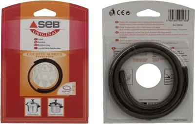 Produktbild von SEB 790141, Dichtring, Schwarz, Silikon, 220 mm
