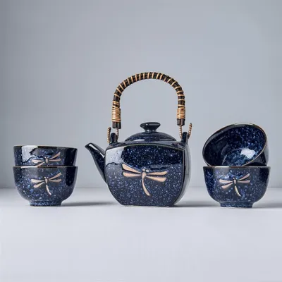Produktbild von Japan Dragonfly Teeservice 5 Stück