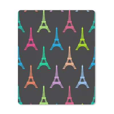 Produktbild von MuchoWow® Mauspad Mousepad Eiffelturm - Schnittmuster - Paris 30x40 cm - Mousepads - Maus Mat - Pad - Mausunterlage - Mausmatten