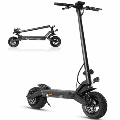 Produktbild von Draixcor T8 E-Scooter mit ABE, 10 Zoll Luftreifen, 48V 15Ah, 500W Antrieb, bis 80 km, Blinker, faltbar