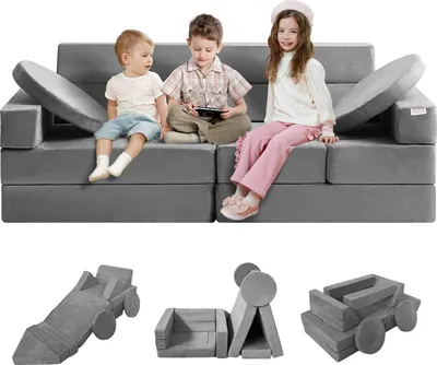 Zdjęcie produktu dla Kanapa do Zabawy dla Dzieci 165 x 66 x 25 cm