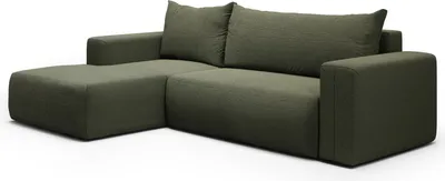 Produktbild von KEF  Ecksofa Lessi – L-Form – 268x72x163 cm – Möbel für Wohnzimmer – Liegefläche 130x212 cm – Mit Schlaffunktion – Polstermöbel – Linksseitig Aragon 39