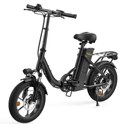 Zdjęcie produktu dla iScooter U4 Składany rower elektryczny dla dorosłych, silnik 250W, bateria 36V 10,4Ah, opony 16 cali, miejski rower elektryczny