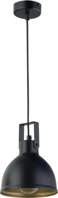 Zdjęcie produktu dla Lampa wisząca dekoracyjna czarna loftowa retro reflektorek Mars 1xE27 15W Sigma Lighting