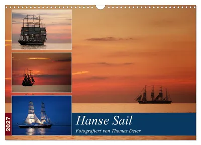 Produktbild von Hanse Sail (Wandkalender 2027 DIN A3 quer), CALVENDO Monatskalender