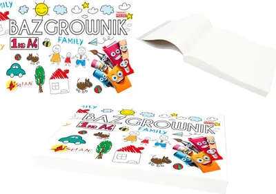 Produktbild von Bazgrownik Zeichenblock XXL Skizzenbuch A4 1 kg