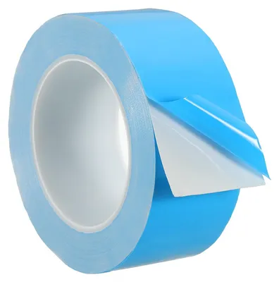 Wärmeleitklebeband 25 m x 50 mm x 0,2 mm, doppelseitig, blau
