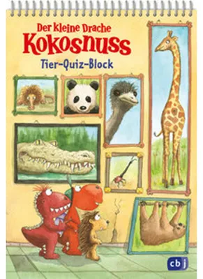 Produktbild von Der kleine Drache Kokosnuss - Quizblock Tiere