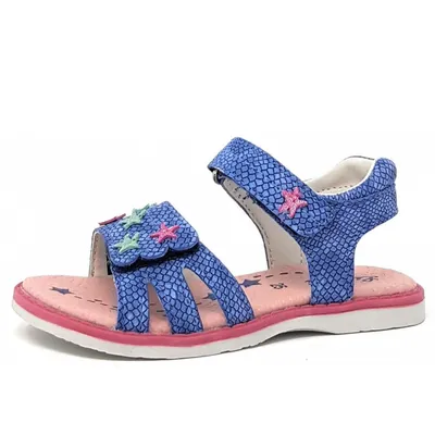 Produktbild von Lurchi Lulu Kinderschuhe Mädchen Sandaletten Sandale Blau Freizeit, Schuhgröße:26 EU