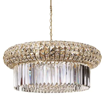 Immagine prodotto di Lampadario Classico Nabucco Metallo Oro 16 Luci E14