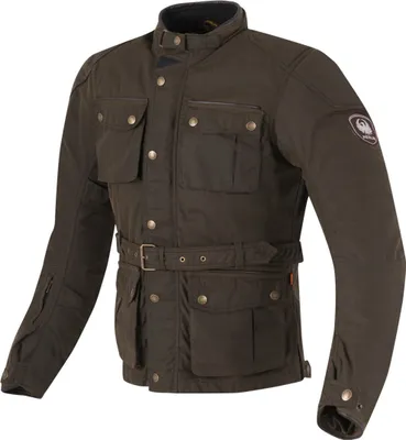 Zdjęcie produktu dla Woskowana kurtka motocyklowa Merlin Kurkbury, brązowa, 4XL