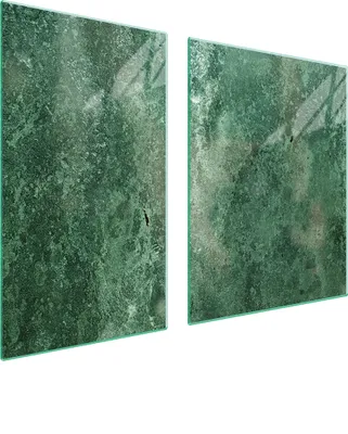 Produktbild von Glasplatte und Schneidebrett 100x52 Türkis