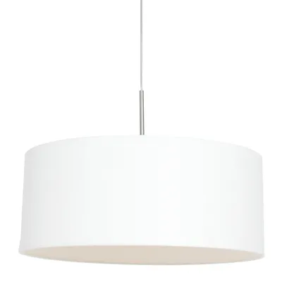 Immagine prodotto di Steinhauer - lampada a sospensione - Sparkled Light - bianco - lino metallo - Ø 50cm - E27 - 9889ST