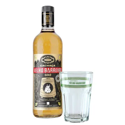 Produktbild von VELHO BARREIRO Gold 700ml + Glas - Geschenk-Set
