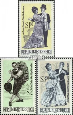 Produktbild von Briefmarken Österreich 1970 Mi 1338-1340 (kompl.Ausg.) gestempelt Berühm. Operetten