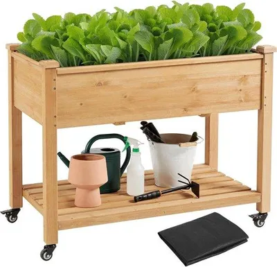Produktbild von Famanu Kweekbak Auf Beinen - Hochbeet Aus Nachhaltigem Holz