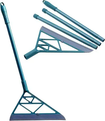 Obrázok produktu pre Silikónová kefa na srsť a prach pre psov s odnímateľnou tyčou