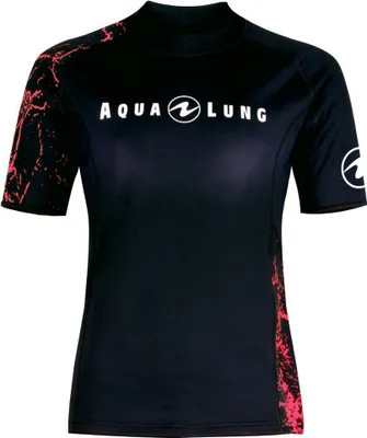 Obrázek produktu pro Aqualung Top Ceramiqskin dámský rashguard s krátkým rukávem, černý, velikost S