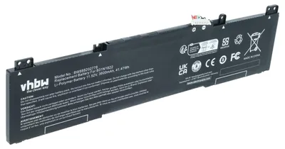 Produktbild von vhbw Akku kompatibel mit Asus ZenBook Flip 14 UM462DA-AM045T, Flip 14 UM462DA-AI701TS, Flip 14 UX461FN-E1029T Notebook (3600 mAh, 11,52 V, Li-Polymer)