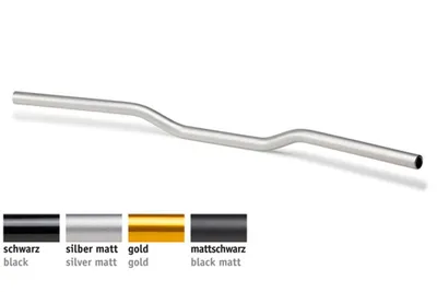 Produktbild von LSL Street Bar A 00.4, 1 Zoll, schwarz poliert