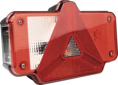 Produktbild von Humbaur Heckleuchte eckig rechte Seite (komplett) 242 mm x 147 mm x 60 mm