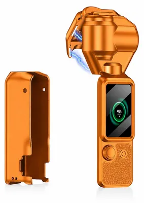 Obrázek produktu pro Ochranné pouzdro s gimbalem pro DJI Osmo Pocket 4, oranžové šňůrky na krk, příslušenství k fotoaparátu