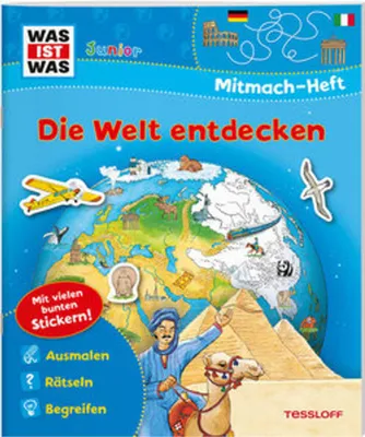 Produktbild von WAS IST WAS Junior Mitmach-Heft Die Welt entdecken