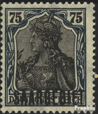 Produktbild von Briefmarken Saarland 1920 Mi 40 mit Falz Germania mit Aufdruck