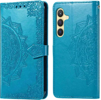 Image de imoshion Bibliothèque Mandala pour Samsung Galaxy S25 / S24 - Turquoise