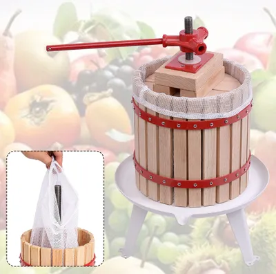 Produktbild von NAIZY 12L Ovocný lis Ovocný lis Lis na víno Lis na šťavu Lis na kašu Ovocný mlyn