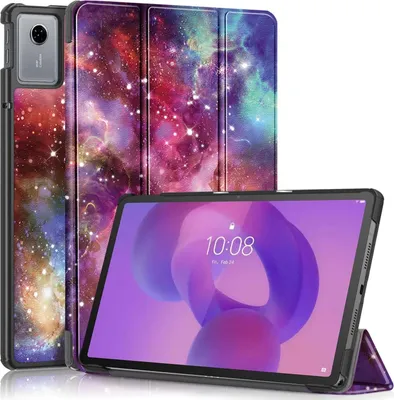 Produktbild von Für Lenovo Idea Tab 11 Zoll 3folt WakeUP Smart Cover Hülle Milchstraße Design
