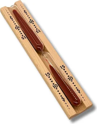 Produktbild von Sauna-Sanduhr Special, 15 Min - Sandfarbe: rot