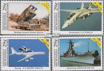 Produktbild von Briefmarken Mikronesien 1991 Mi 219-222 (kompl.Ausg.) postfrisch Befreiung Kuweits