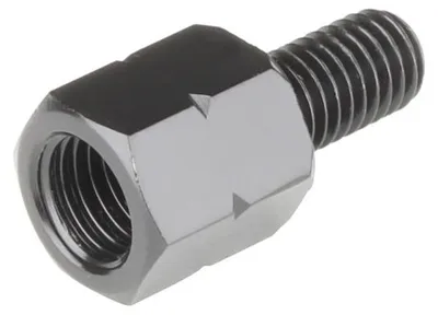 Produktbild von Spiegeladapter schwarz (Spiegel: M10 Rechtsgewinde / Lenker: M8 Linksgewinde) - Citomerx