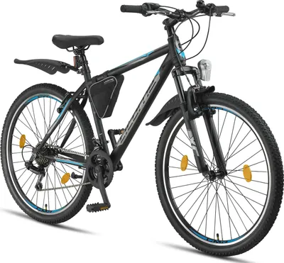 Produktbild von Licorne Bike Guide Premium Mountainbike in 20, 24 und 26 Zoll - Fahrrad für Mädchen, Jungen, Herren und Damen - Shimano 21 Gang-Schaltung, Kinderfahrrad, Kinder