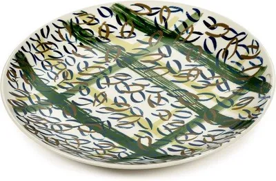Productafbeelding van Serax - Serveerschaal - keramiek - blauw - D34,5 x H3,5 cm